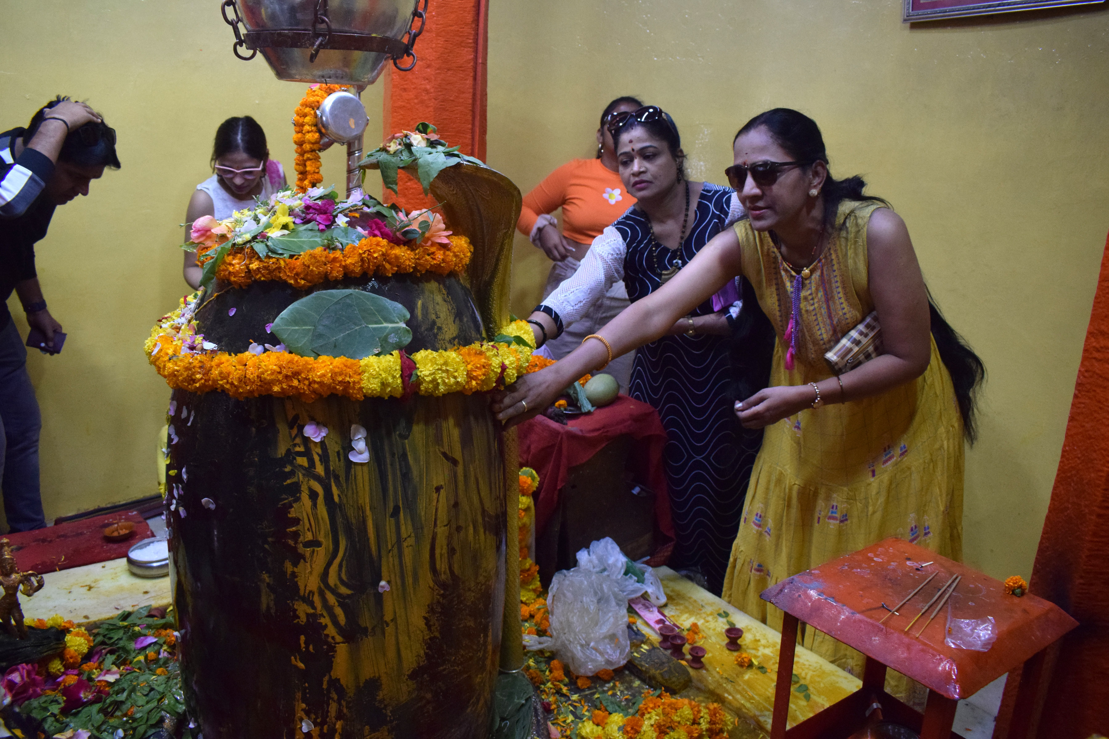 Devotees hold special prayers for peace and harmony at Shankaracharya Temple, Srinagar: Photos by: Basit Zargar