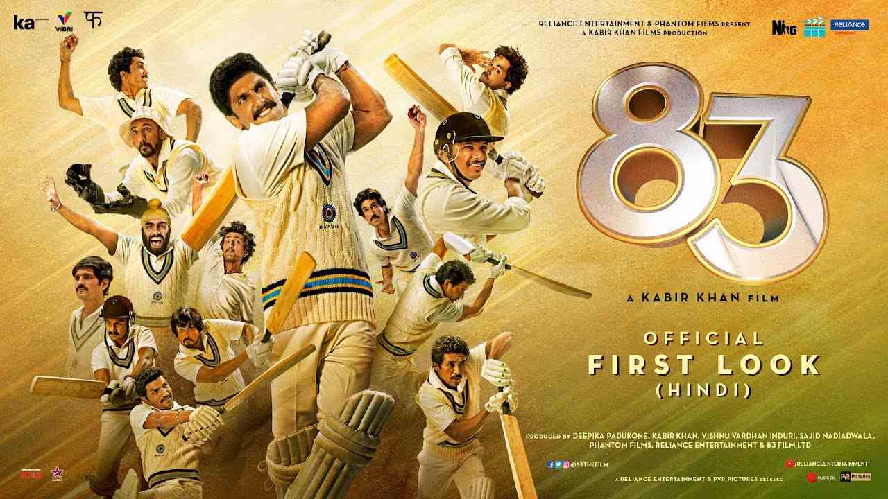 The film '83,' starring Ranveer Singh & Deepika Padukone, is based on India’s first cricket World Cup victory in 1983