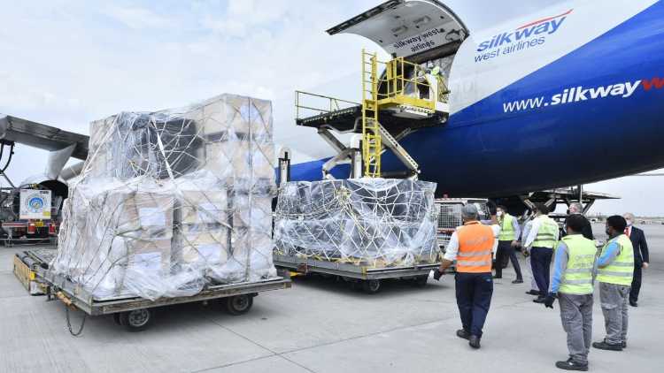 The second shipment from Ireland carrying 2 oxygen generators, 548 oxygen concentrators, 365 ventilators & other medical equipment that arrived in India today