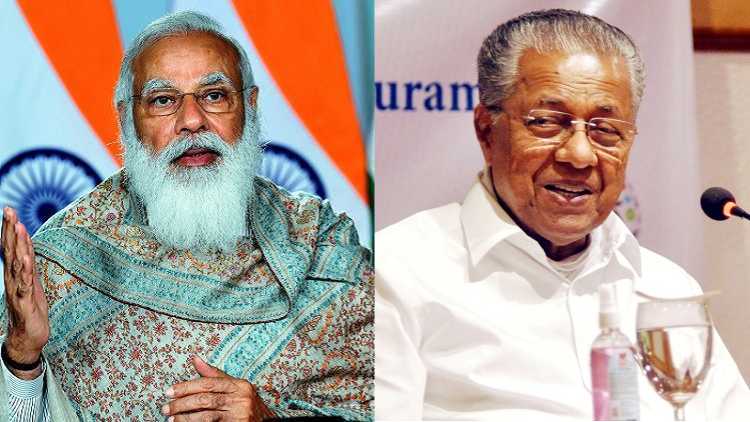 PM Modi & Kerala CM Pinarayi Vijayan