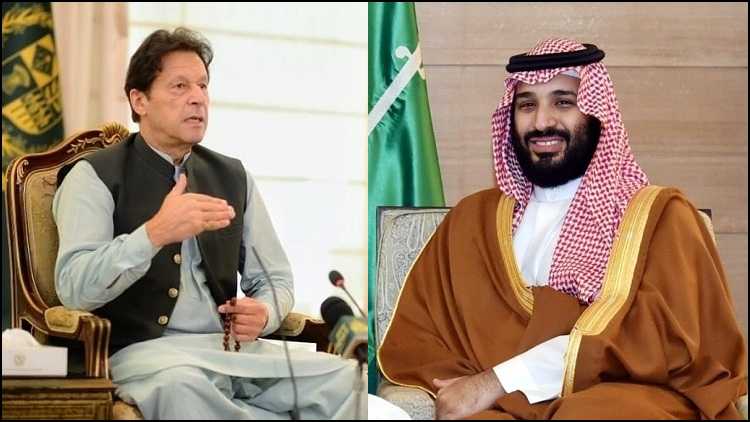 Pak PM Imran Khan & the Saudi crown prince Mohammed bin Salman