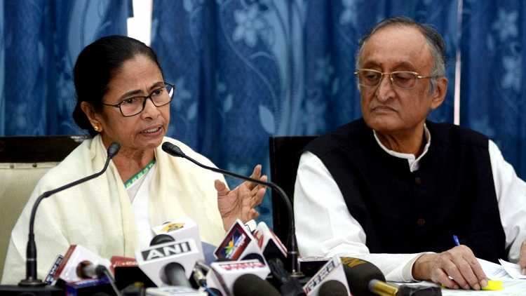 West Bengal CM Mamata Banerjee & FM Amit Mitra