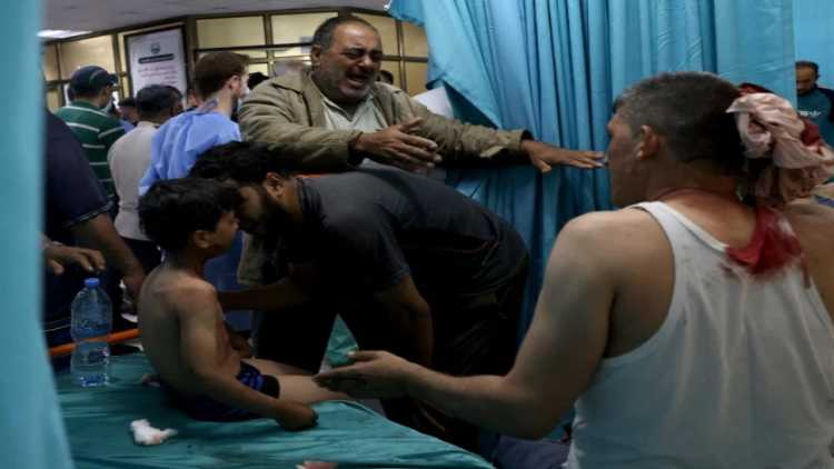 Images from a Gaza hospital
