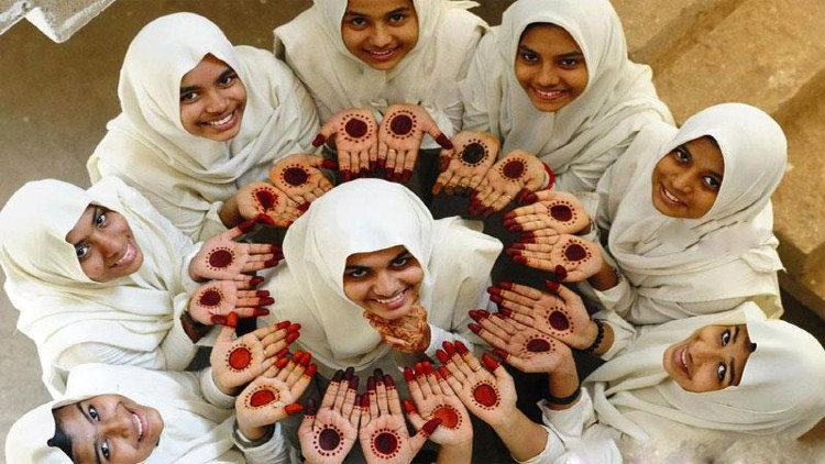 Women celebrating Eid