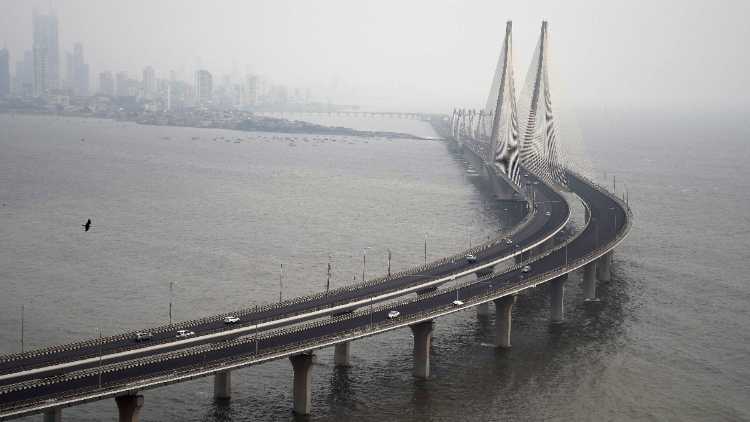 Bandra-Worli Sea Link (BWSL)Closed For 2 Days due to the formation of Cyclone Tauktae in the Arabian Sea, in Mumbai on Saturday