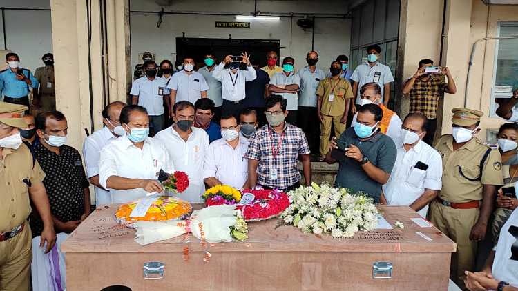 The mortal remains of Soumya Santhosh, who was killed in Israel brought to her native place in Idukki on Saturday