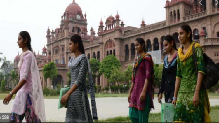 A scene in a College