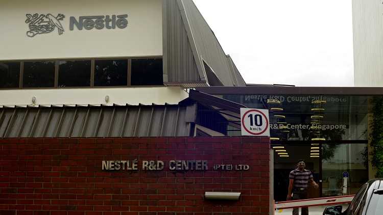 Research and development center of Nestle in Singapore