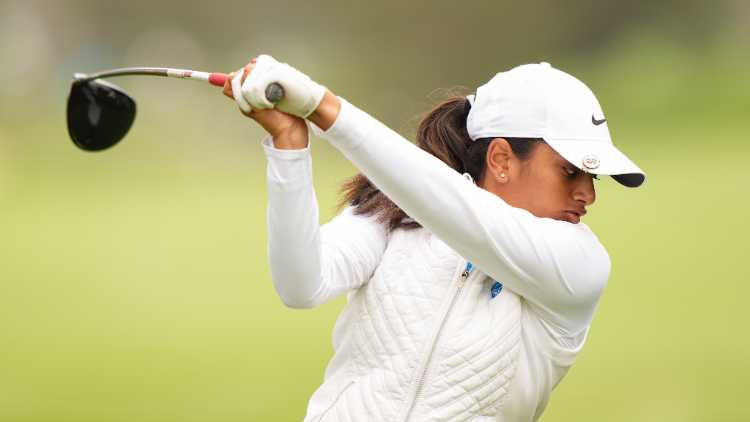 Golfer Megha Ganne