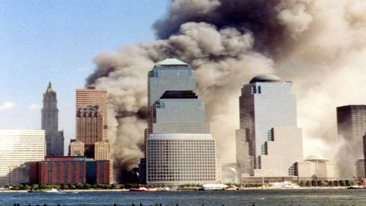 The destruction of the World Trade Centre in New York