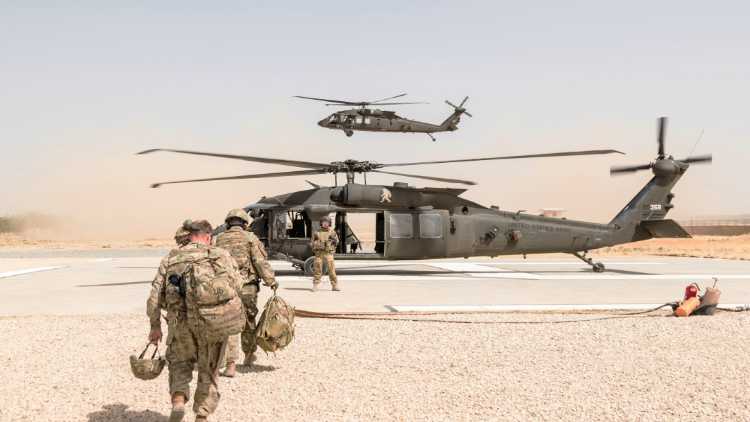 US soldiers prepare to depart from Kunduz, Afghanistan
