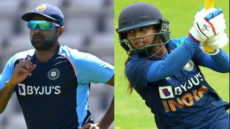 R Ashwin and Mithali Raj