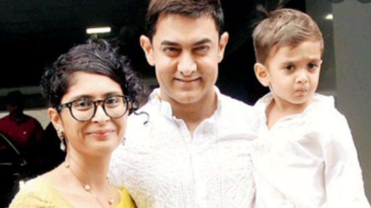 Amir Khan and Kiran Rao with their son Azad Rao-Khan