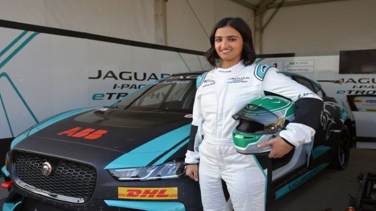 Saudi racer Reema Al Jaffali 