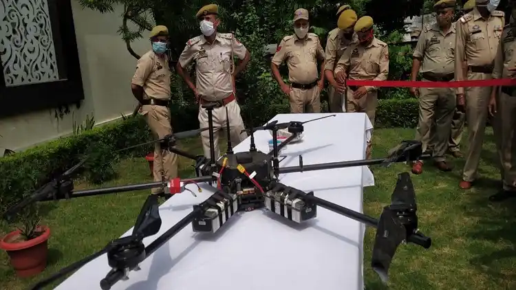 IED-loaded drone shot down in J&K