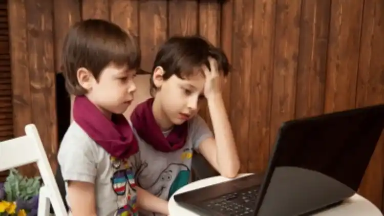 Children in online class (representational image)