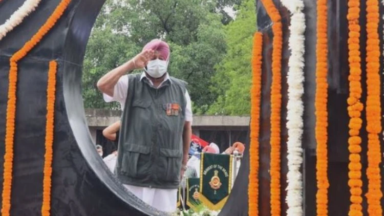 Punjab CM at Kargil War Memorial
