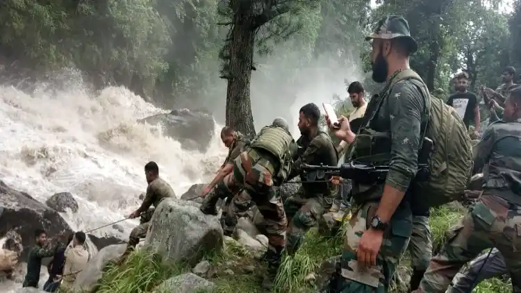 Army Rescue operations underway
