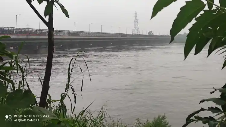 Flooded Yamuna River (Manmeet Singh)