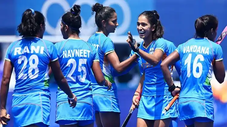 India women's hockey team defeat S.Africa
