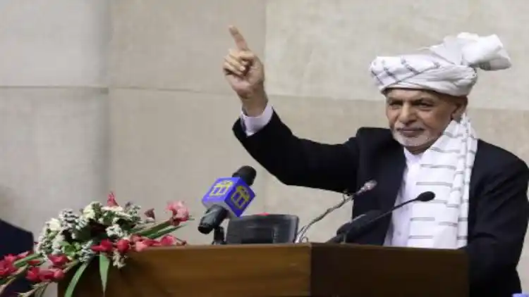 Afghan president Ashraf Ghani