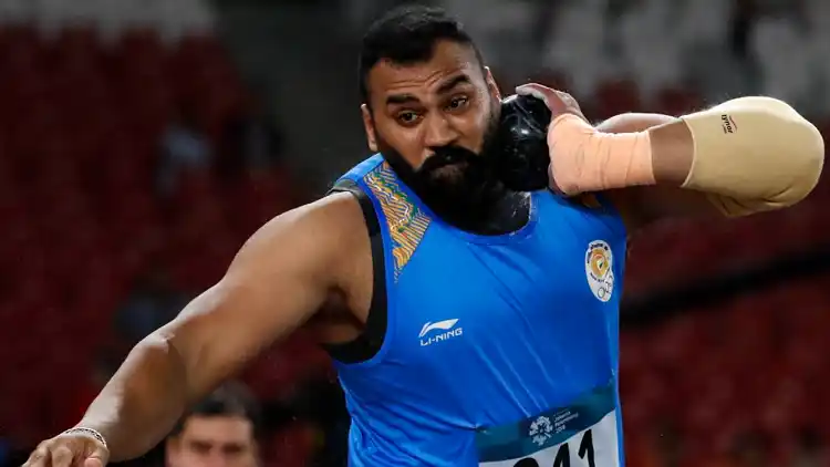 Indian shot putter Tajinderpal Singh Toor 