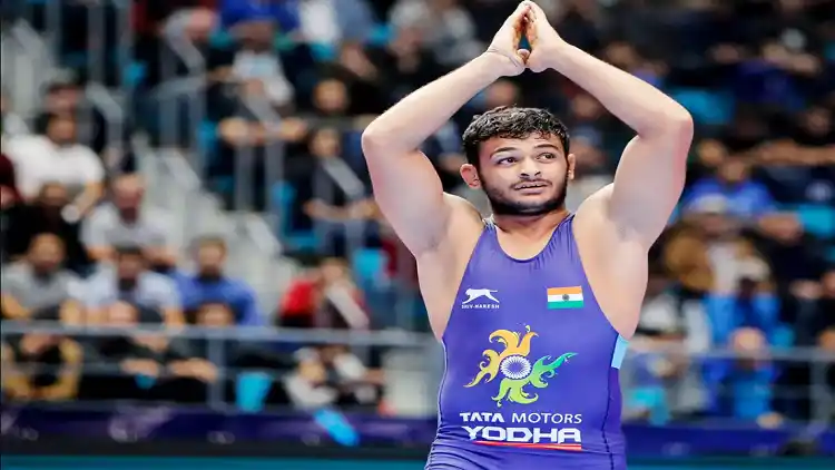 Indian wrestler Deepak Punia