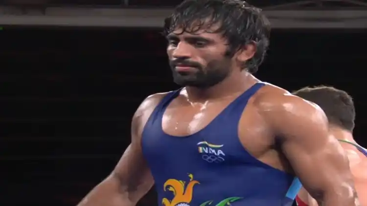 Indian wrestler Bajrang Punia