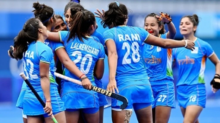 Indian women hockey players