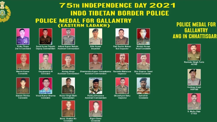 20 ITBP personnel awarded PMG for bravery during Galwan clashes
