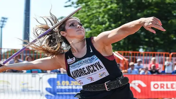 Polish javelin thrower Maria Andrejczyk 