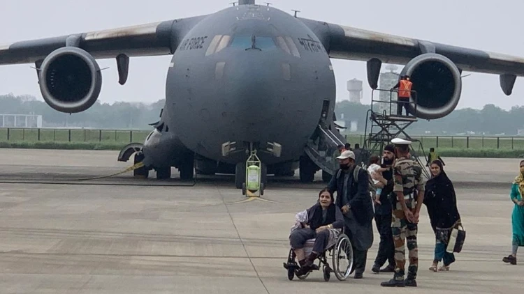 IAF plane with 168 onboard lands at Hindan air base from Kabul