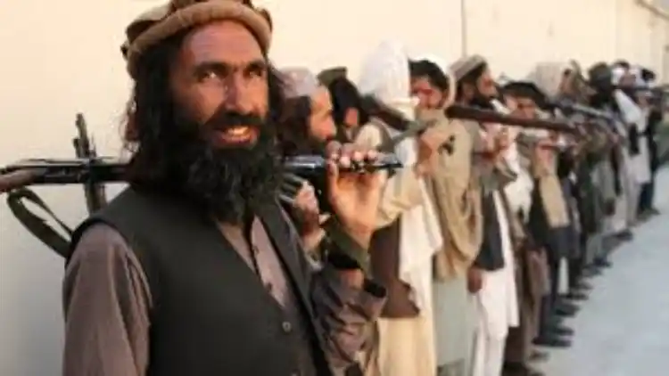 The Taliban fighters in Kabul