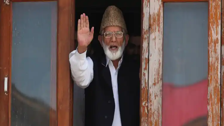 Hurriyat leader Syed Ali Shah Geelani