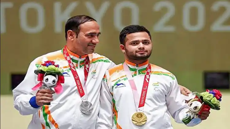 Manish Narwal wins gold, Singhraj bags silver in shooting