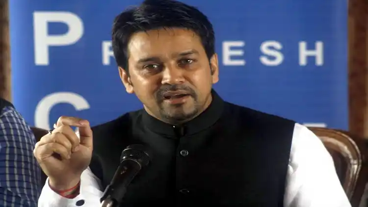 Union Information & Broadcasting Minister Anurag Thakur