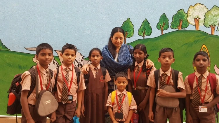 Students of Dr. Iffat whom she got admitted into school