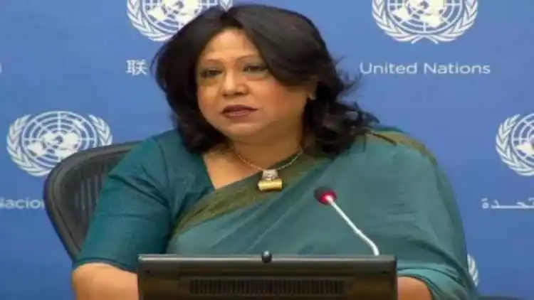 Pramila Patten, officer-in-charge of UN Women,