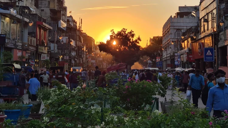 The revamped Chandni Chowk is laden with greenery