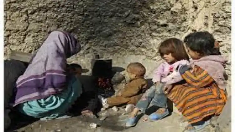 A rural Afghan family