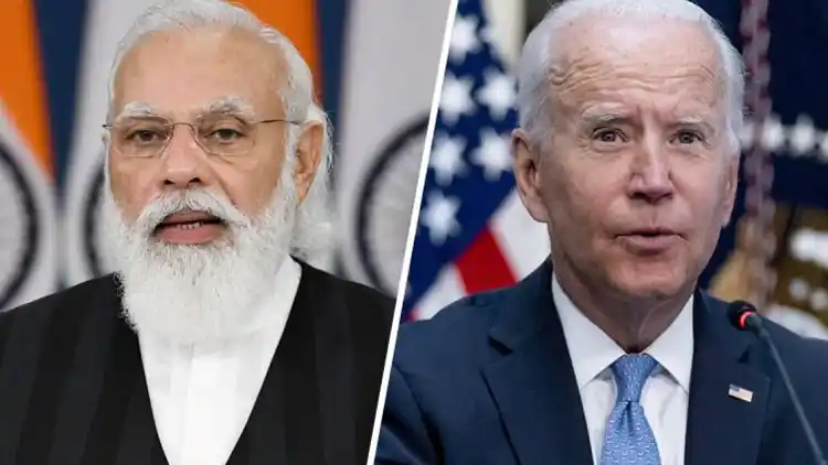 PM Narendra Modi and US President Joe Biden