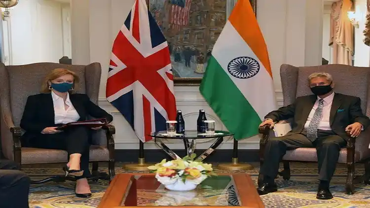 India's External Affairs Minister S. Jaishankar met with Britain's Foreign Secretary