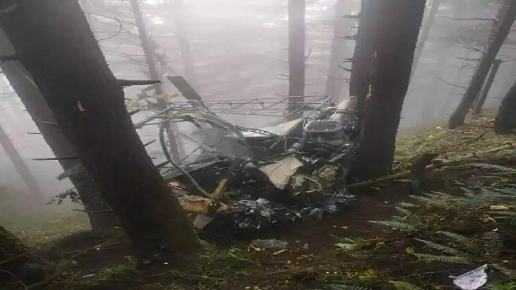 An army helicopter crashed on Tuesday in J&K's Udhampur district