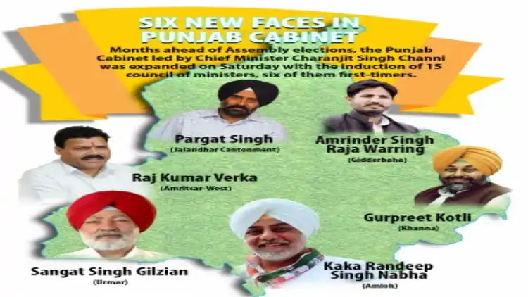 New faces in Punjab Chief Minister Charanjit Singh Channi's cabinet