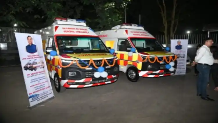 ASL ambulances donated by businessman Vedanta Baruah