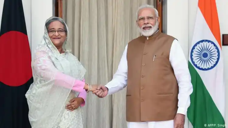 Bangladesh Prime Minister Sheikh Hasina with Prime Minister narendra Modi