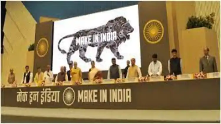 Prime Minister promoting Make in India mission