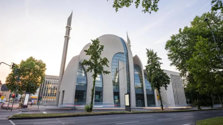 The largest mosque in Germany at Cologne