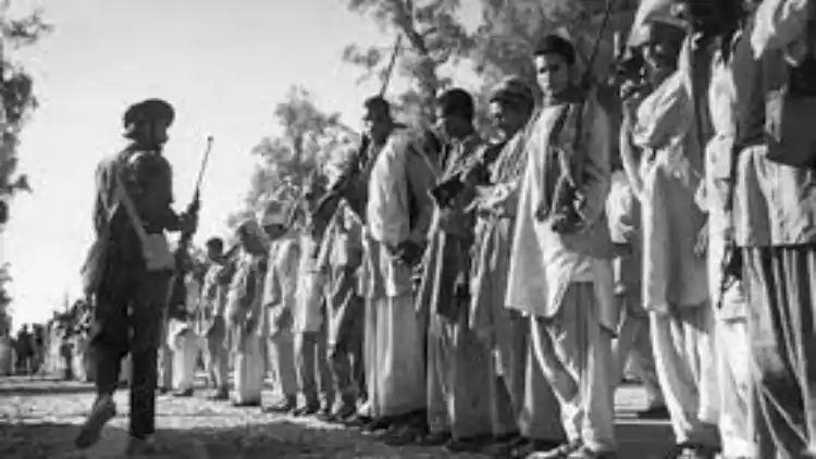 Pakistani tribal militia headed to Kashmir