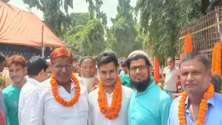  Sagar Aleem, after being elected as village head